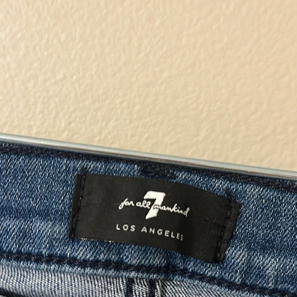 7 For All Mankind Blue Women's Jeans - Picture 5 of 8